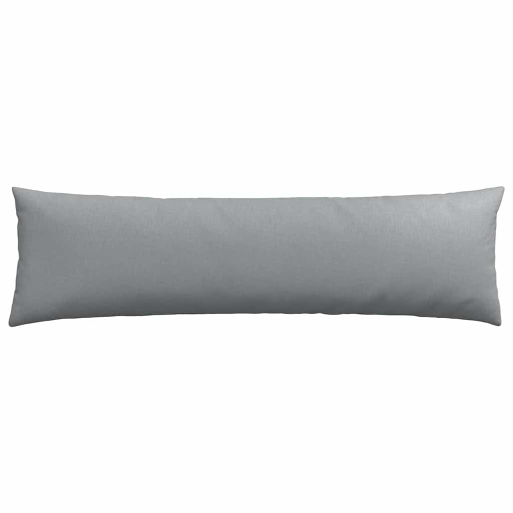 Sofa Pillows 2 pcs Light Grey 145 x 40 cm Fabric